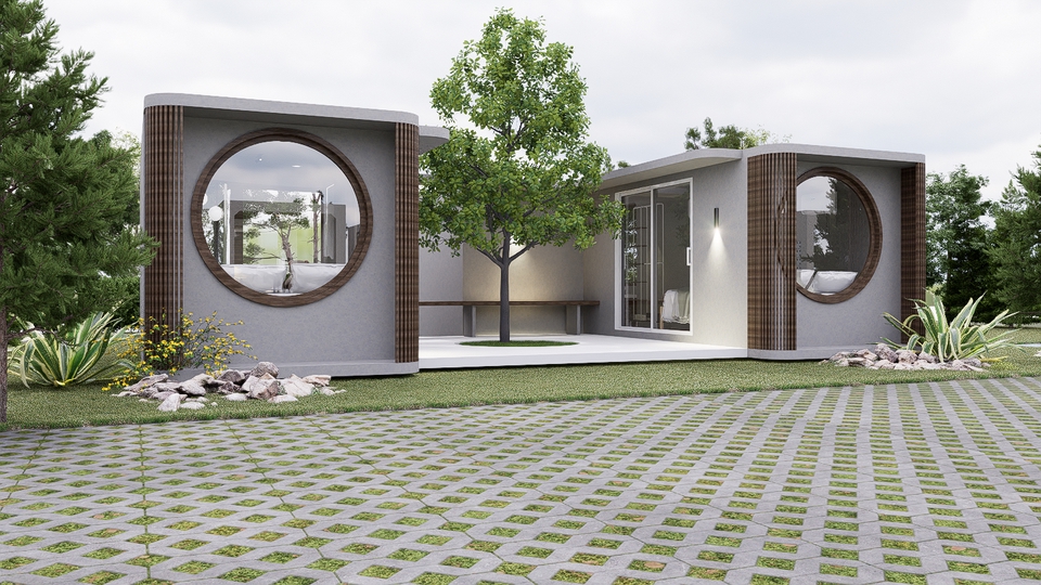 3D Perspective -  รับทำภาพ 3D Perspective Interior Exterior ภาพเสมือนจริง งานสถาปัตยกรรม - 5