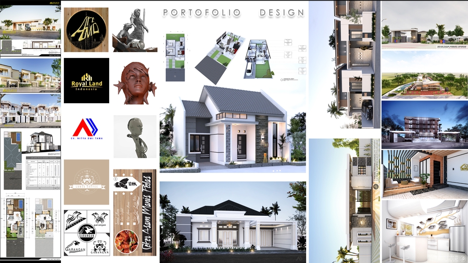 3D & Perspektif -  Desain Arsitektur 3 D - 1