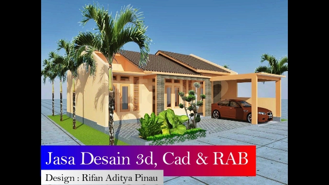 CAD Drawing - Desain arsitektur 3d, Cad drawing dan RAB - 3