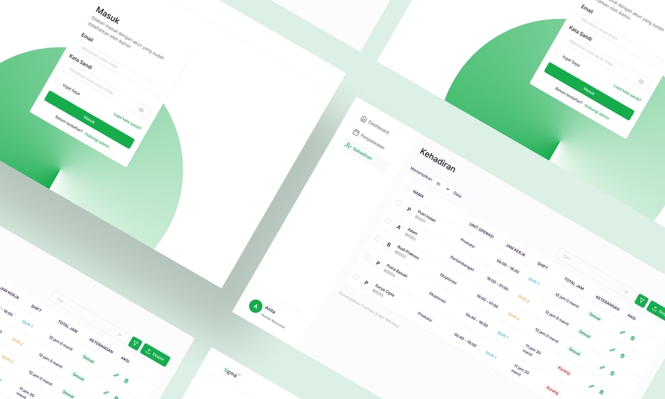 Desain Tampilan UI/UX Mobile dan Website Figma Terjangkau