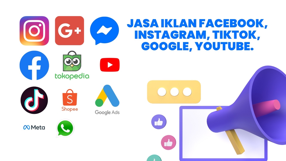 Digital Marketing - Jasa Iklan Facebook, Instagram, Tiktok, Google - 1