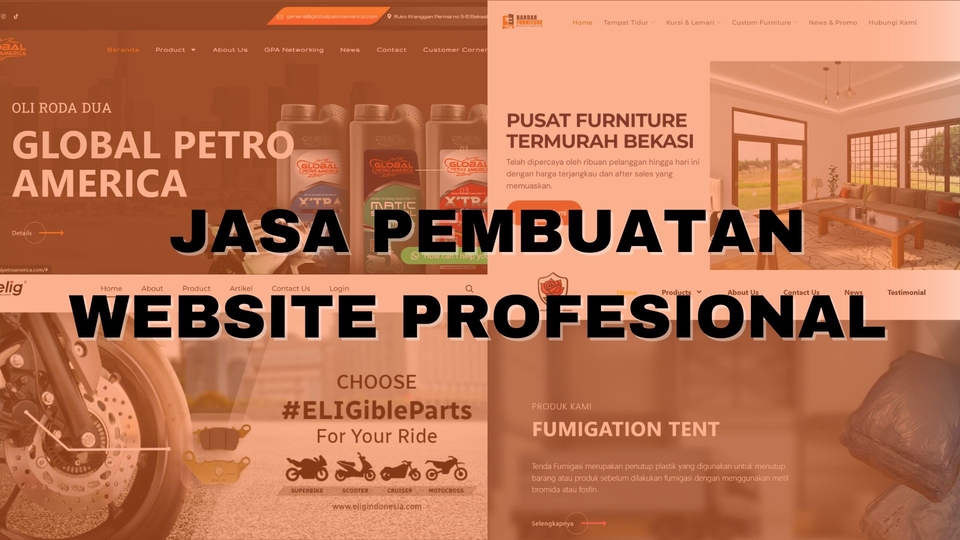 Jasa Pembuatan Website Ecommerce dan Toko Online - Pembuatan Website Profesional, Company Profile, eCommerce, Landing Page, UI/UX Murah Bergaransi