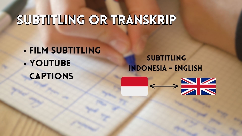 Jasa Pembuatan & Translate Subtitle Video dan Film - Video Subtitle Indonesia dan Inggris