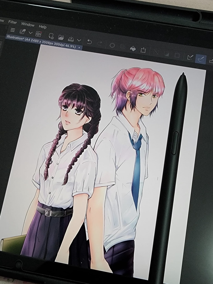 รับวาดภาพประกอบตัวละครการ์ตูน อนิเมะ สไตล์ญี่ปุ่น