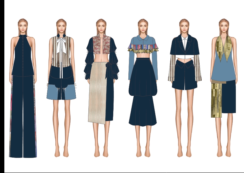 Desain Kaos & Motif - Custom Fashion Design - Party Dress / Ready to Wear / Couture - 5