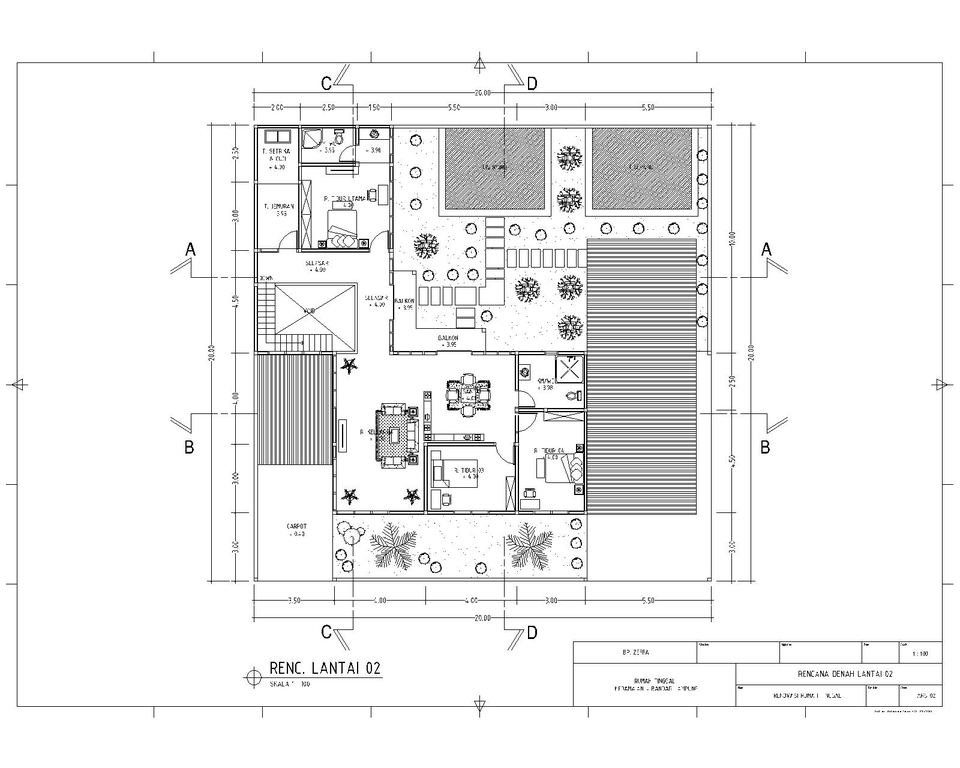 CAD Drawing - Perencanaan Arsitektur Modern - 7