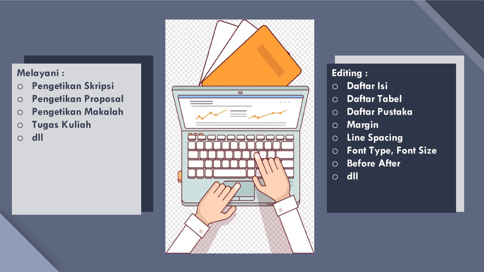 Pengetikan Umum - Jasa Pengetikan dan Editing Ms. Word (Penyelesaian: Sesuai dengan tingkat kesulitan pengerjaan) - 2