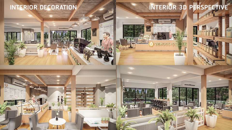 ออกแบบตกแต่งภายในและภายนอก - รับออกแบบงานภายนอก และงานภายใน (Exterior Facade Design & Interior Decoration Design) - 8