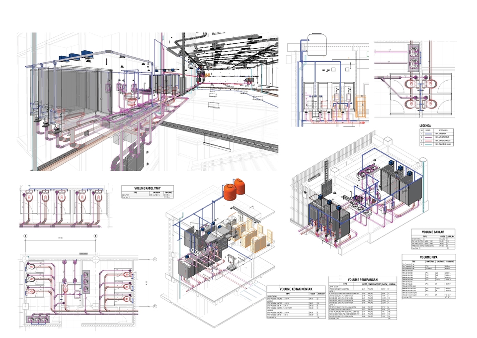 CAD Drawing - Jasa Gambar Kerja BIM - DED (ARS, STR, MEP) dengan REVIT - 18