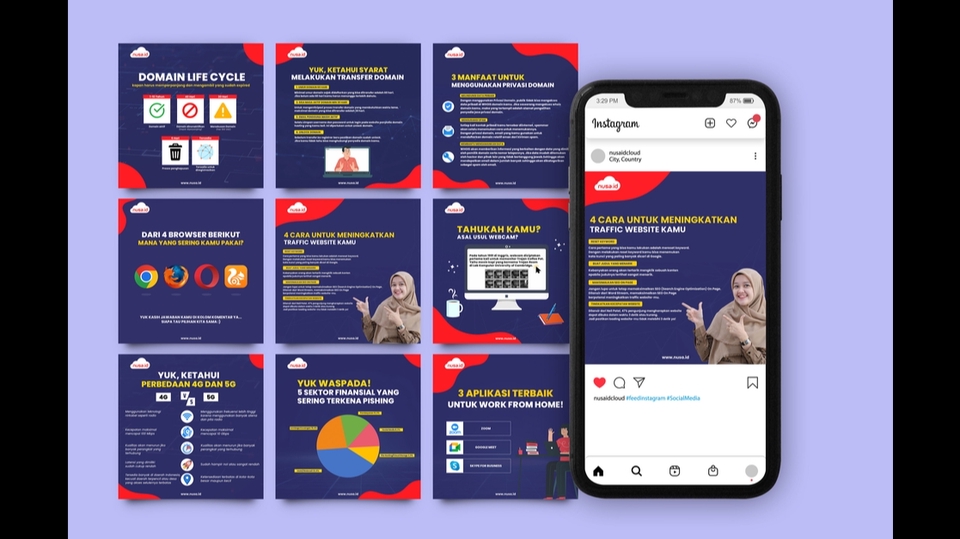 Banner Online - Desain Feed dan Story Instagram Murmer - 1