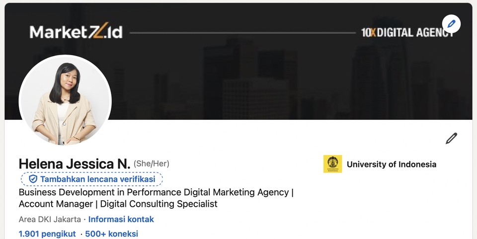 Jasa konsultan marketing digital dan konsultan pemasaran online oleh Helena Jessica N di Market7.id