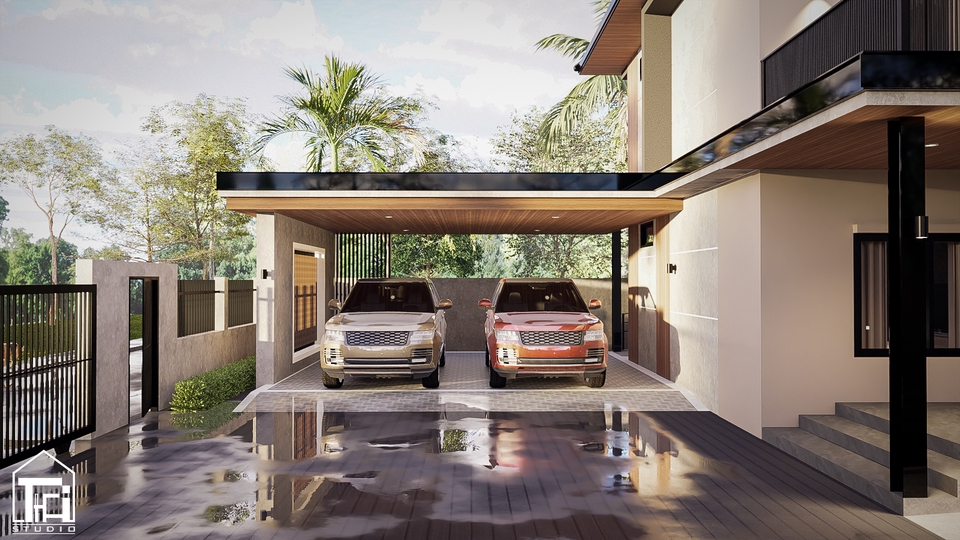 3D Perspective - รับทำภาพ3D Perspective ภายนอก,ภายใน,หรือมุมที่ต้องการ - 9