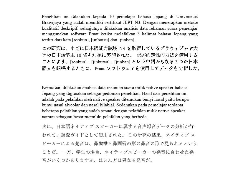 Penerjemahan - Penerjemahan Bahasa Jepang, 1 hari jadi - 4