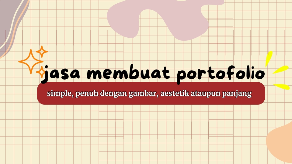 JASA MEMBUAT PORTOFOLIO MENARIK