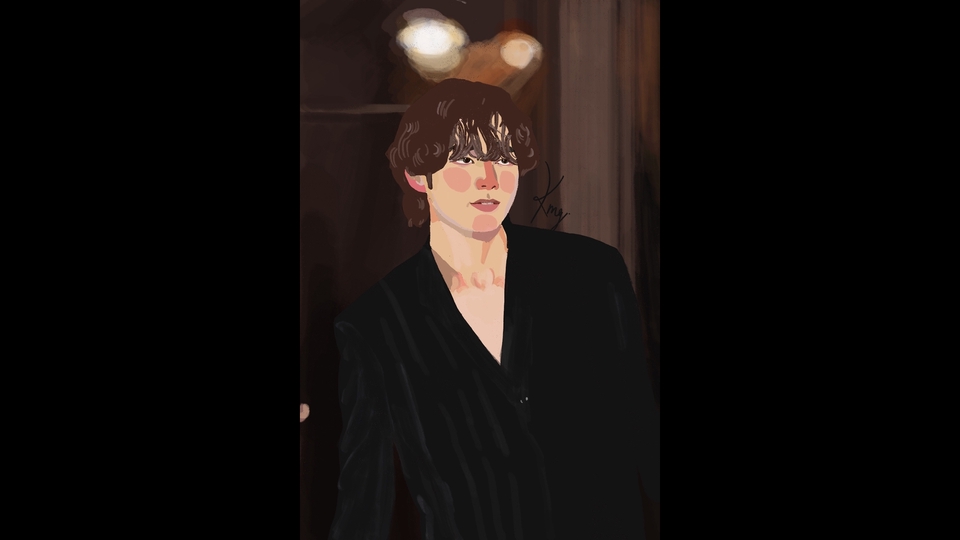 วาดภาพเหมือน Portrait - รับวาดรูป Portrait สไตล์ไม่เหมือนใคร , รับวาดสติ๊กเกอร์ - 15