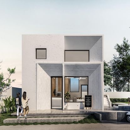 ออกแบบร้านค้า 3D perspective โมเดลบ้าน3มิติ ราคาถูก