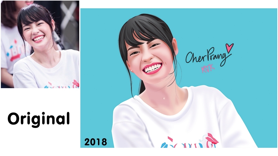 รับวาดภาพเหมือนการ์ตูน ภาพประกอบภาพเหมือนคน