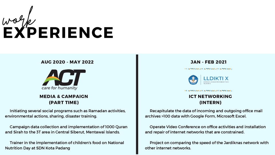 Jasa asisten virtual atau freelance untuk membantu Anda dengan media dan kampanye atau jaringan ICT.