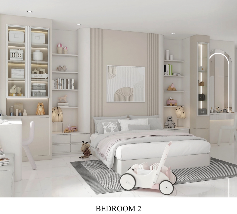 รับออกแบบตกแต่งภายในห้องนอนสไตล์โมเดิร์น สำหรับบ้านหรู