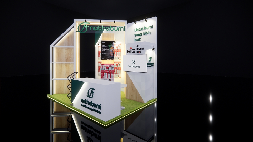 Jasa Desain Exhibition Booth Pameran Custom Special Design