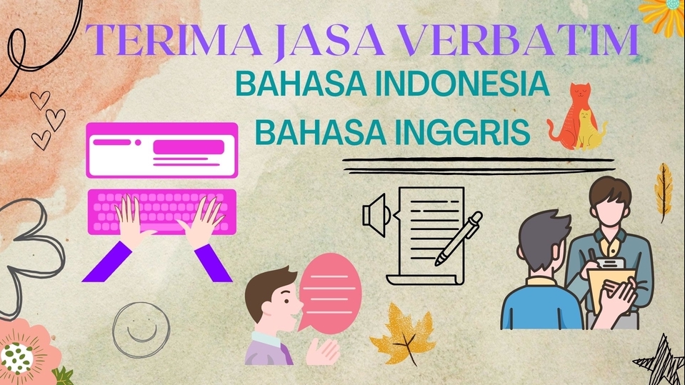 Pengetikan Umum - Jasa Verbatim Video/Audio Bahasa Indonesia - Inggris - 1
