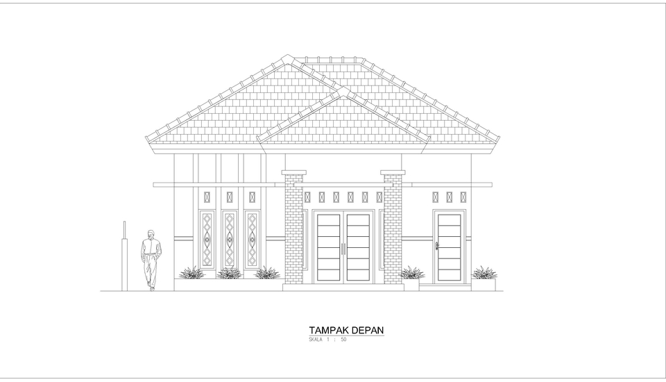 CAD Drawing - Desain Rumah Budi - 2