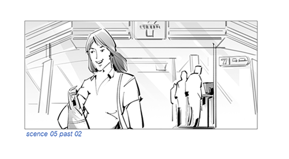 วาด/ออกแบบสตอรี่บอร์ด - Storyboard For Advertising. - 14