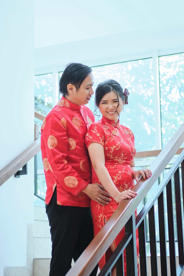Jasa Foto Prewedding di Studio dengan Pakaian Tradisional Tiongkok, Fotografer Profesional