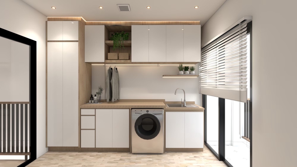ออกแบบตกแต่งภายในและภายนอก - ออกแบบภายใน เขียนแบบ แปลน ภาพเรนเดอร์ 3D Perspective - 8