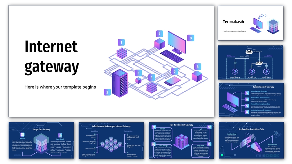 Jasa desain presentasi powerpoint internet gateway, desain slide presentasi internet gateway, pembuatan power point internet gateway, harga desain powerpoint internet gateway.