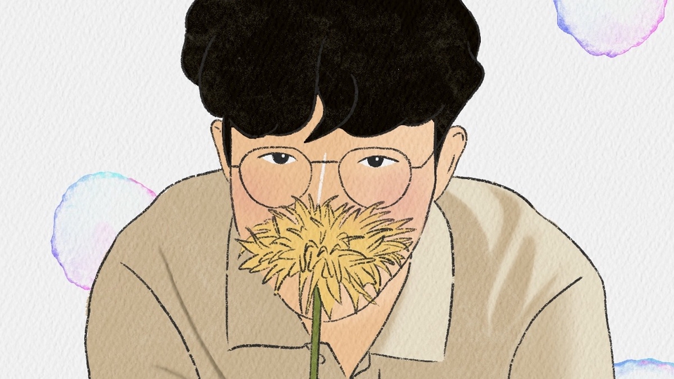 วาดภาพการ์ตูน - วาดภาพตามรูปจริง ลายเส้นมินิมอล - 1
