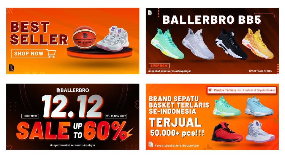 Jasa desain banner instagram untuk promo website dan toko online, desain banner unik dan keren untuk promosi di instagram dan media sosial.