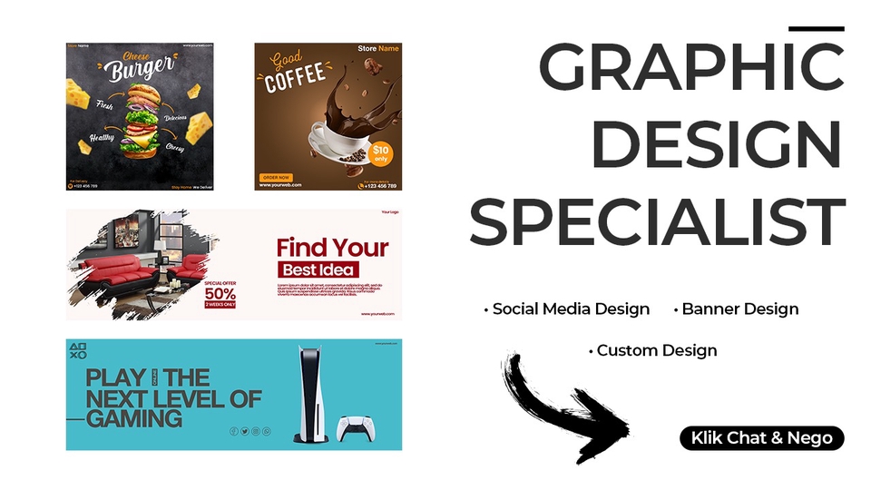 Jasa desain banner instagram, desain banner promosi instagram, banner iklan instagram, buat banner online, banner promosi instagram, desain feed instagram, desain gambar promosi instagram