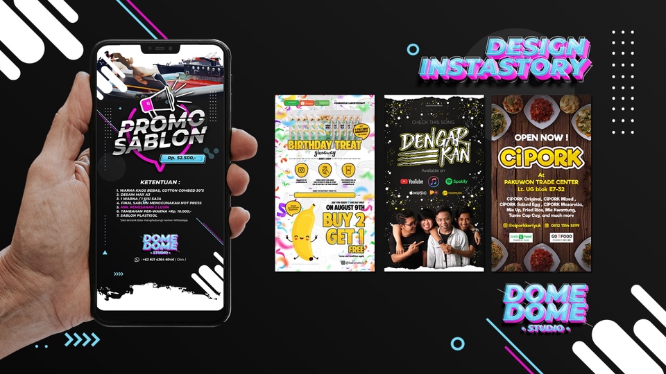 Banner Online - Jasa Desain Media Promosi Online maupun Offline Profesional ( Banner, Spanduk, Sosial Media, dll ) - 4