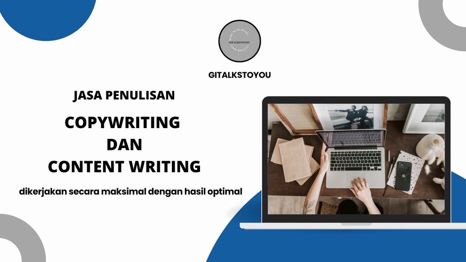 Pembuatan Artikel, Content Writing, Copywriting, Script Writing, dan Caption