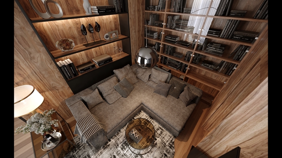 ออกแบบตกแต่งภายในและภายนอก - 3D PERSPECTIVE INTERIOR - 4
