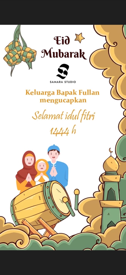 Motion Graphics - Animasi Idul Fitri/Lebaran - 8