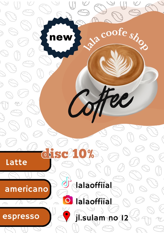 Jasa Desain Coffee Shop - Desain Spanduk Online dengan Harga Murah