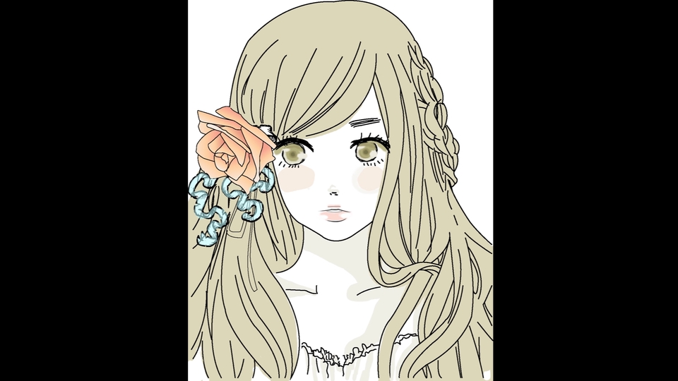 ออกแบบตัวละครหญิงผมยาวสไตล์ญี่ปุ่น