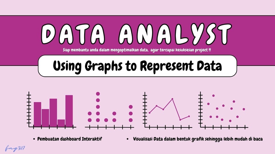 Jasa Analisis Data: Menggunakan grafik untuk merepresentasikan data.