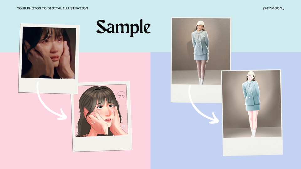 Jasa desain karakter kartun untuk vtuber, ilustrasi digital, desain karakter game, pembuatan karakter