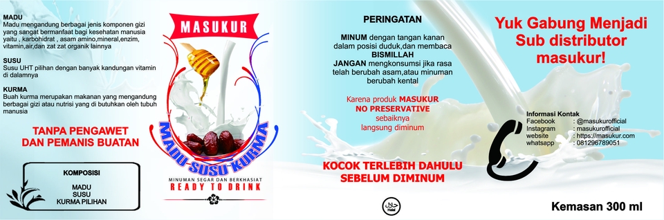 Jasa Desain Kemasan Produk Makanan Masukur, Desain Kemasan Plastik Unik, Desain Label Makanan, Desain Kemasan Botol, Desain Kemasan Minuman