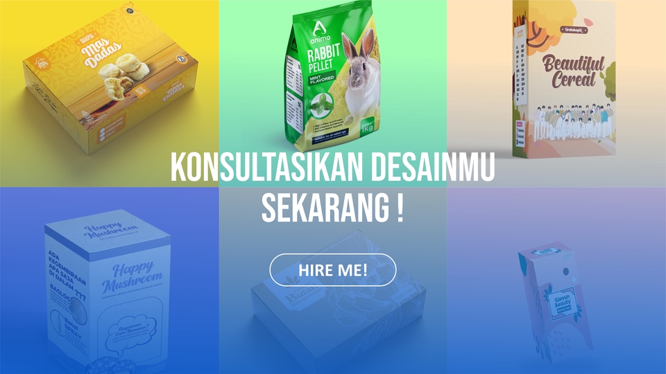 Jasa desain kemasan makanan unik dan menarik untuk meningkatkan daya jual produk Anda.