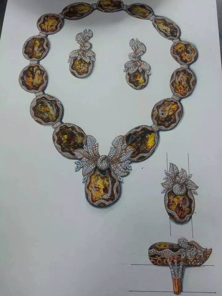 อื่นๆ - ออกแบบเครื่องประดับ เขียนมือ hand sketch jewelry design - 21