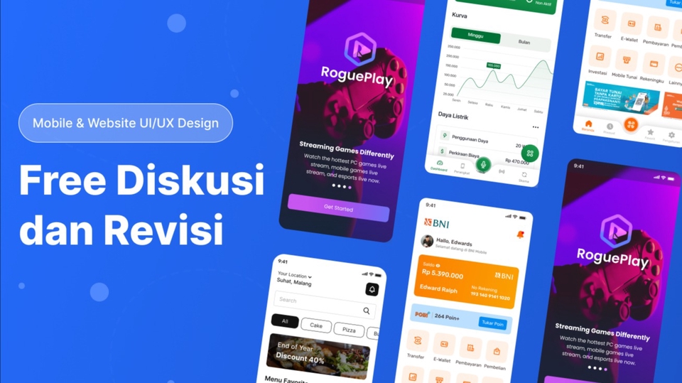 UI & UX Design - Design UI/UX - Free Konsultasi dan Revisi - 1