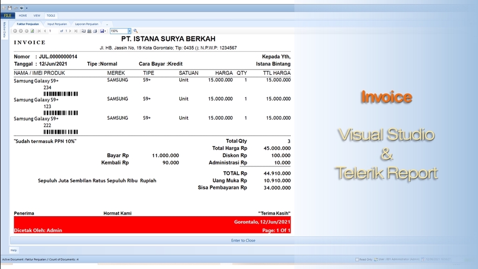 Web Development - Software Development with C# or VB.NET, ASP.NET MVC, SQL, Telerik UI & Report, etc. - 13