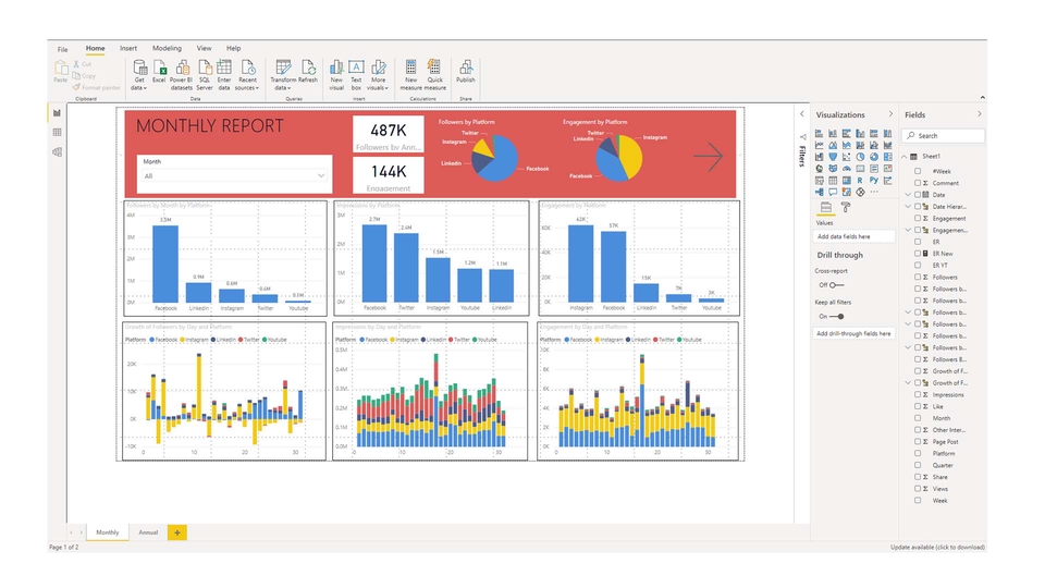 Analisis Data - Setup Dashboard (Visualisasi) dengan Microsoft Power BI + Analisis - 5