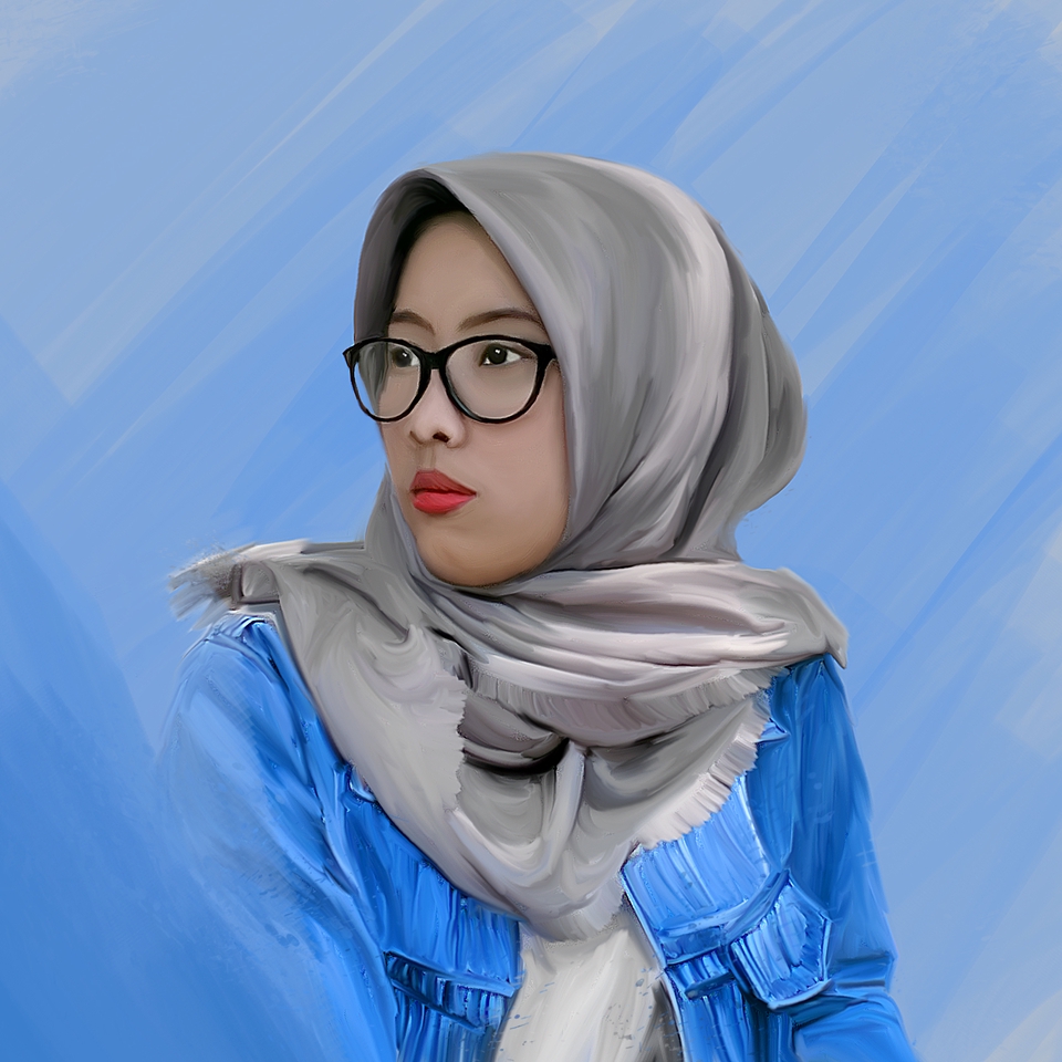 Edit Gambar & Photoshop - Portrait Digital Painting - 7