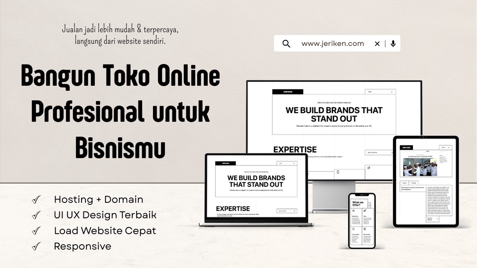 Jasa Pembuatan Website Toko Online / E-Commerce