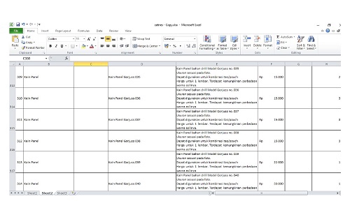 Entri Data - Entry Data Excel Cepat - 2